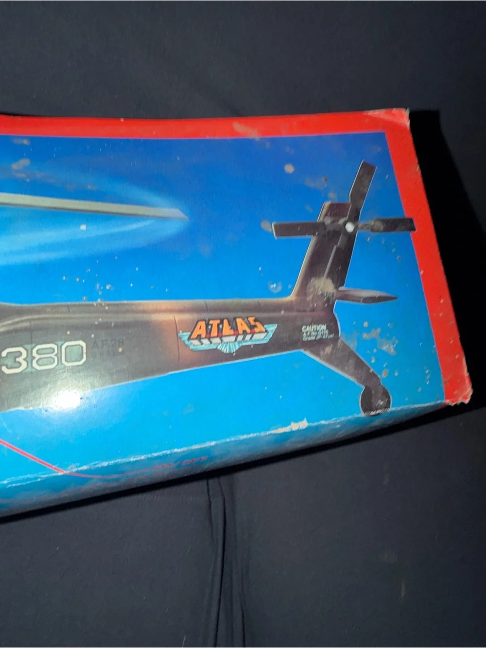 Atlas Sea Hornet Battery Operated Helicopter Electronic Toy Echo Vintage